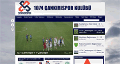 Desktop Screenshot of 1074cankirispor.org