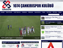 Tablet Screenshot of 1074cankirispor.org